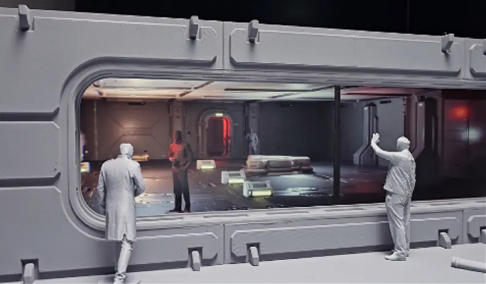 The PoliVision Table displaying a dynamic VFX landscape.